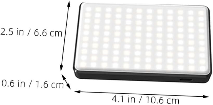 Angoily 1set Led Phone Clip Light for Video Conferencing Brightness Temp Portable Fill Light for Smartphones Tablets Laptops Easy to Use Clip Design