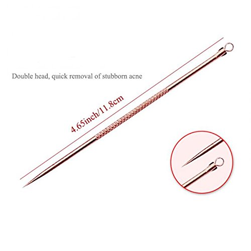 image for DW 4 Pcs Acne Blackhead Removal Set ,Stainless Steel Pimple Spot Needl