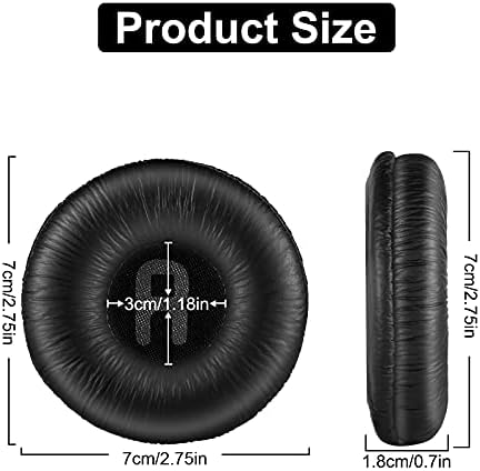 Yizhet Replacement Ear Pads Compatible with JBL T500BT T450BT Tune 600BTNC 500BT Wireless Headphones Replacement Earpads Headphones Replacement Headset Ear Cup Cushions (1 Pair, Black)