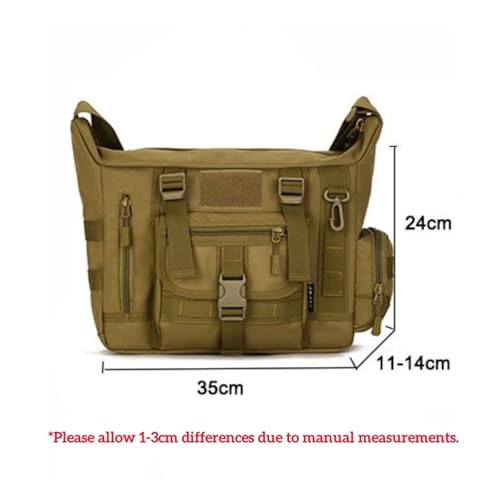 SERDAS bolsa de hombro para laptop de 14 pulgadas y documentos A4 6