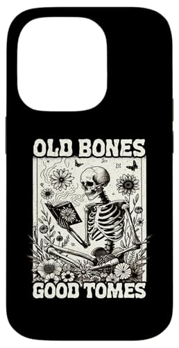 Old Bones Good Tomes Book Lover Bookworm ???????? ?????? iPhone 14 Pro ?