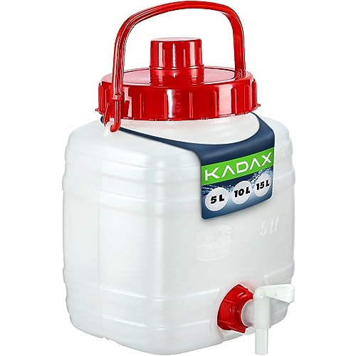 Kadax Tanister D'Acqua, Bevanda In Plastica, Bomboletta D'Acqua Potabile, Serbatoio D'Acqua Con Rubinetto, Serbatoio Dell'Acqua, Rango Di Bevande Con 