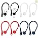 Taufe,Blau günstig Kaufen-Fumanduo 4 Stück Ohrbügel Universal EarHooks Anti Drop Sport Ohrbügel Kopfhörer Zubehör Ohrhaken Kompatibel mit in Ear Kopfhörer Ohrhalter für Sport und Outdoor-Aktivitäten (Schwarz, Weiß, Blau, Rot)