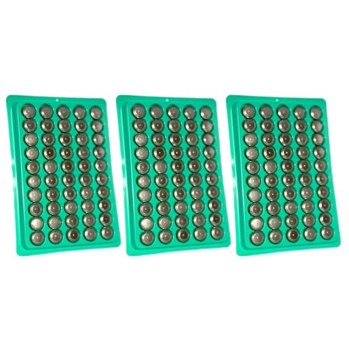 Guaber 50/100/150 pilas LR44 AG13 de 140 mAh para reloj de monedas L1154 357 SR44 1,5 V, pilas alcalinas adecuadas