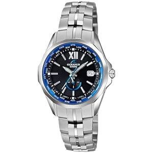 [カシオ] 腕時計 オシアナス【国内正規品】 Manta 電波ソーラー OCW-S340-1AJF シルバー" 