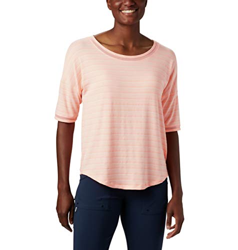 Columbia Women’s Pfg Slack Water Knit 3/4 Sleeve Shirt, Sun Protection #TOP12