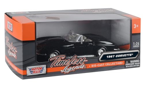 OPO 10 - Miniature car reproduced at 1/24 scale compatible with 1967 black Corvette - Motormax 73224 - Image 2