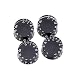 Musiclily Pro Left Handed Imperial Inch Size Control Speed Knobs for USA Made Les Paul Style Electric Guitar, Black (Set of 4)