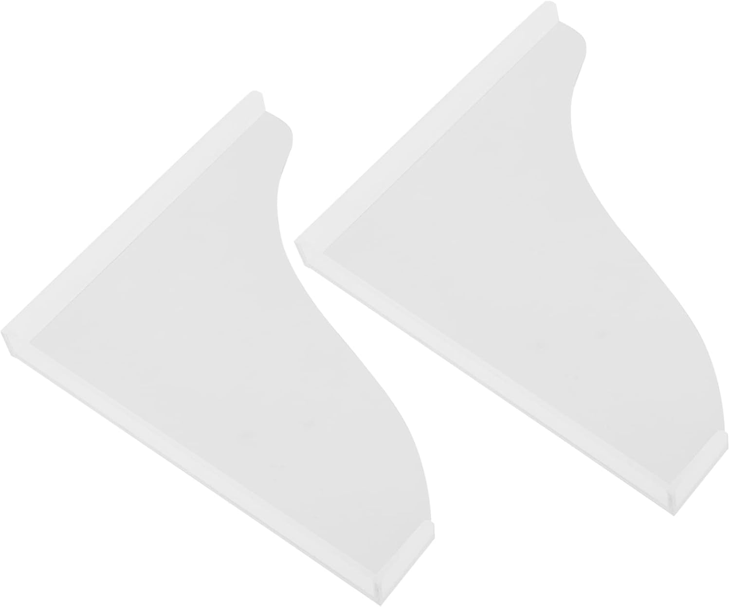 LIFKOME 1set Shower Splashing Guards Bath Tub Splash Guards Sink Acrylic Splash Barrier Easy to Clean