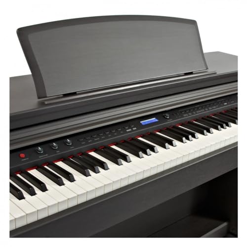Piano numérique 88 touches lestées avec tabouret et casque, noir - Les Beatles, Paul McCartney, John Lennon, RIngo Starr, George Harrison Piano numérique 88 touches lestées avec tabouret et casque, noir – Image 6