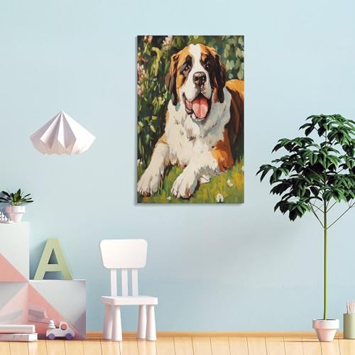 Impression sur toile beagle de qualite superieure decoration 30x45cm - 4