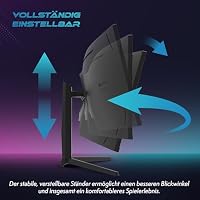 Vibox 49-Zoll 120Hz UltraWide Curved Gaming-Monitor – UWQHD-Auflösung, 1ms, Adaptive Sync, HDMI & DisplayPort – Ansicht 7