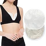 2PCS Castor Oil Breast Pack Wrap -Reusable Organic Castor Oil Packs Breasts Cysts Compress Pads Less Mess for Fibrocystic Breasts (A/B/C)