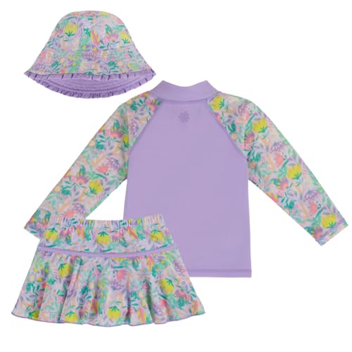 Image of UV SKINZ UPF 50+ Girls' 3-Piece Swim Set