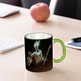 🌟 Tasse en céramique exquise de taille parfaite: mesurant 8,4 cm de diamètre et 9,5 cm de hauteur, cette tasse est idéale pour profiter de votre café quotidien. La poignée en forme de 