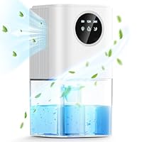 Luftentfeuchter Elektrisch, 1800ML Raumentfeuchter Leise Dehumidifier for Home, Luftentfeuchter Klein mit Funktion Abtauen & Schlafmodus, 8/12/24 Stunden Timer für Badezimmern Küchen Wohnbereichen