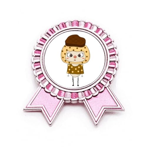 Broche vache rose en métal idéal pour sublimer vos dîners