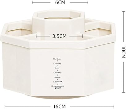 Desk 360 Rotating Pen Holder Desk Accessories Large Capacity Pencil Storage Box (Color : C, Size C
