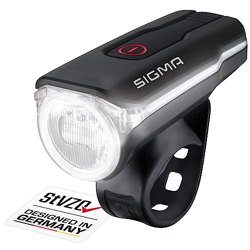 SIGMA Fahrradbeleuchtung Set Aura 60 USB/Nugget II | StVZO zugelassenes, akkubetriebenes Vorderlicht...