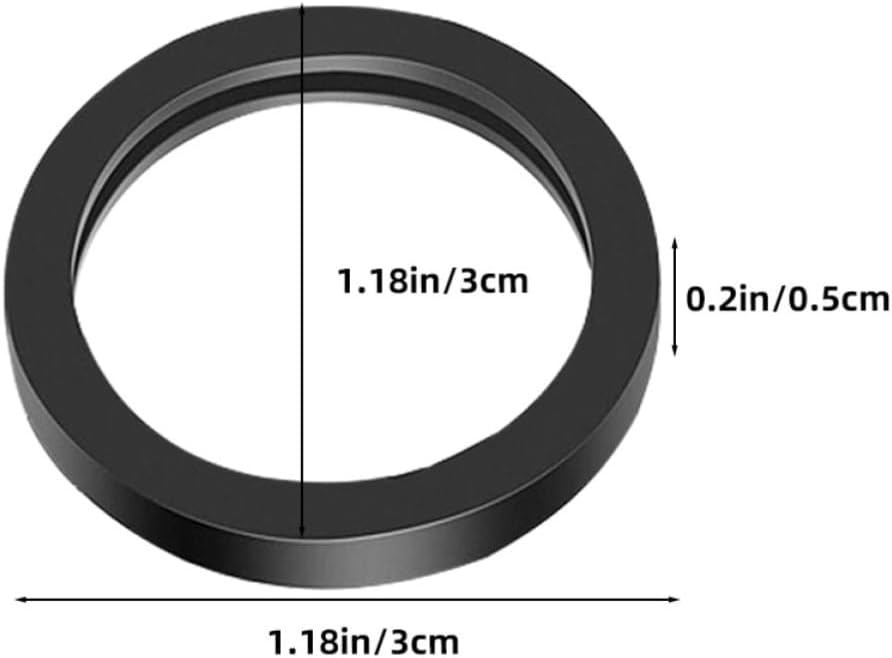 10pcs Black Rubber O-ring Fuel Tank Grommet Seal for Automotive and Truck Spare Tanks, Oil Resistant and Sturdy Replacement Can Spout Washer Accessory