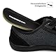 HOBIBEAR Schuhe Breite Füße Unisex Weit Barfußschuhe Minimalistische Barfuss Schuhe Herren Damen Outdoor Trail Barfussschuhe Zehenbox Laufschuhe Walkingschuhe Schwarz，EU 41