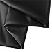 Genuine Black Sheepskin Leather Hide - Full Grain, Thin & Soft - All Natural Leather Skins for Crafting, DIY Projects, Apparel, and Upholstery (One Piece) (Black, 8-10 sq ft)