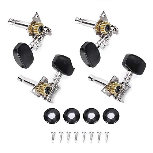 Ukulele Machine Head Tuner, Metal Tuning Pegs für 4 Saiten Ukulele 4 String Guitar Instrument Zubehör Zubehör Für Spielinstrumente Musikinstrumentenzubehör