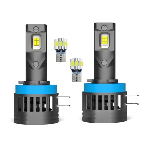 Image of For Forte,Optima,Rio,Sorento,Sportage,Sedona,Elantra,Sante Fe Light Bulbs, Integrated Hi-Lo Beam And License Plate Light Combo, Plug-and-Play Installation, 4 Pack