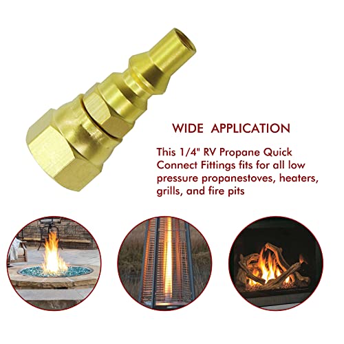 New Propane Gas BBQ Grill, Heater Appliance 1/4 Quick