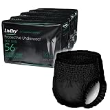 LivDry Mens Incontinence Underwear, Premium Adult Diapers for Men, Ultimate Max Protection, Large 56-Pack