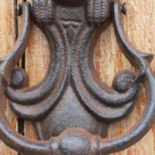 Tsudoku Heurtoir de Porte en Fonte de Hibou, Poignée de Porte Antique, Poignée de Porte de Cour – vue 6