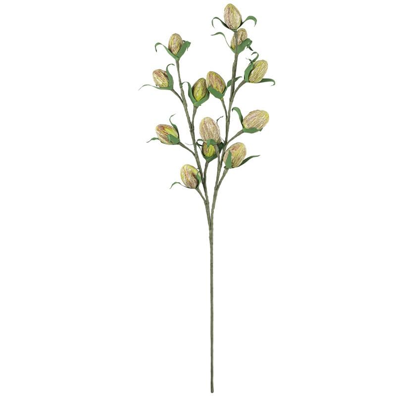 Arreglo artificial de frutas HUFFA con bayas rojas y plantas verdes para decorar salones 6