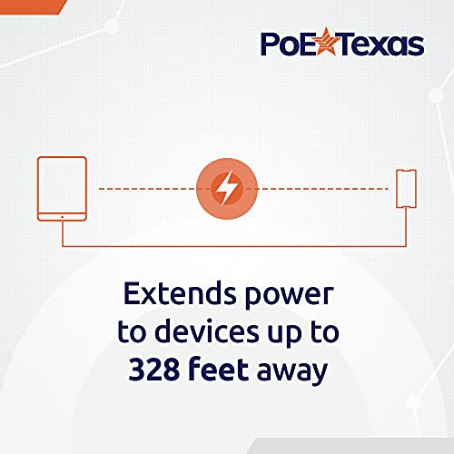 Poe Texas Poe Power Adapter For Usb-A And Micro-Usb Compatible Devices Including Apple Cables For Pos, Digital Signage, & More - 802.3Af Poe To 5 Volt Splitter - Extends Power Delivery Up To 328 Feet #TOP3