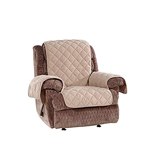 SureFit SF44976 Microfleece Recliner Pet Furniture Cover, Taupe