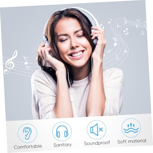 2pcs Replacement Ear Pads Sponge Earphone Covers for Headset Comfortable Cushion Pads miniatura 7