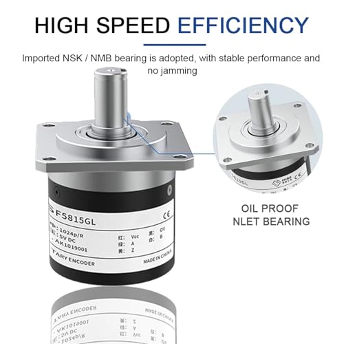 Codeur rotatif incrémental 58mm pour éviter les erreurs d'alignement industriel - 5