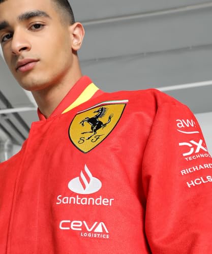 PUMA Scuderia Ferrari Men's 2024 Team Varsity Jacket3