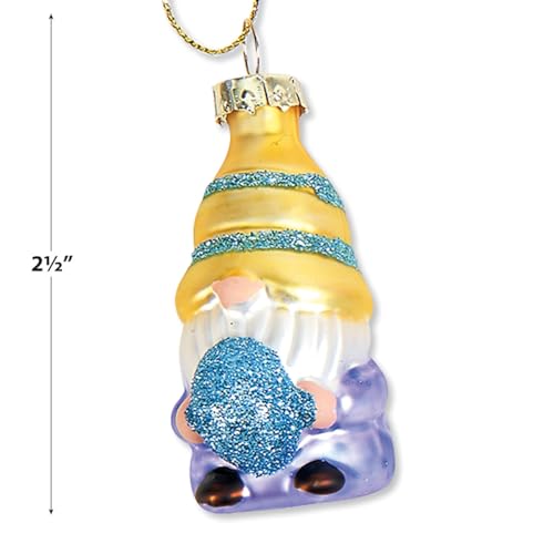 Lillian-Vernon-Gnome-Blown-Glass-Easter-Ornaments-Handcrafted-Hanging-Tree-Decorations-Easter-Gnome-Holiday-Party-Decor-Mini-Assorted-12-Piece-Set Lillian Vernon Gnome Blown Glass Easter Ornaments Handcrafted Hanging Tree Decorations Easter Gnome Holiday Party Decor Mini Assorted 12 Piece Set