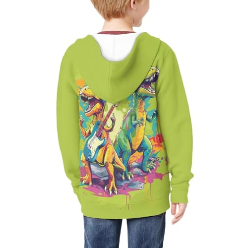 Kids Zip Up Hoodies for Girls Boys Lightweight Sweatshirt Hooded Pullover with Pockets Long Sleeve Jacket Outwear4