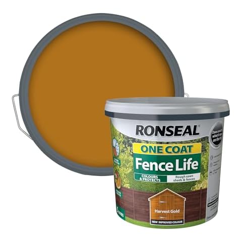 Ronseal One Coat Fence Life, Harvest Gold Cover