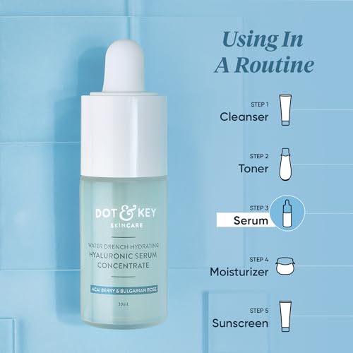 Dot & Key Hydrating Hyaluronic Acid Serum With Vitamin C + E | For Plump, Glowing Skin | Face Serum for Dry Skin, Oily & Normal Skin | With... - Image 7