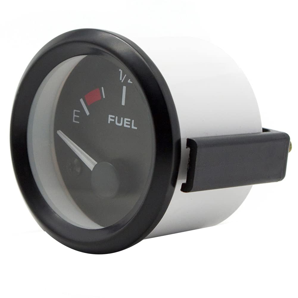 Jauge de Niveau de Carburant Automatique 0-90Ohms 12V/24V Niveau de RéServoir D' 52Mm Universal Car Marine