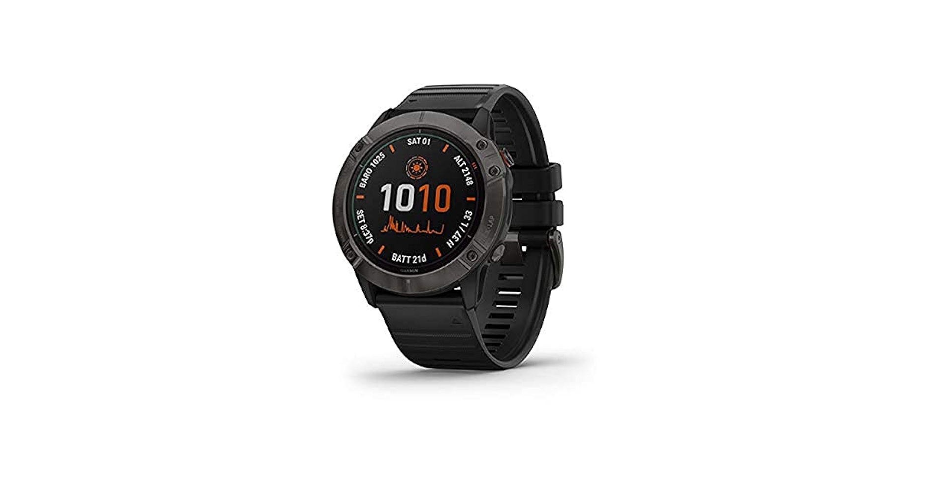 GARMIN - qoofenix 6X Pro Dual Power Ti Black Garmin fēnix® 6X Pro - Black with Black Band - Walmart.com
