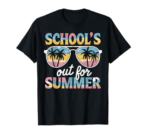Schools Out For Summer Last Day Of School Beach Vacation T-Shirt