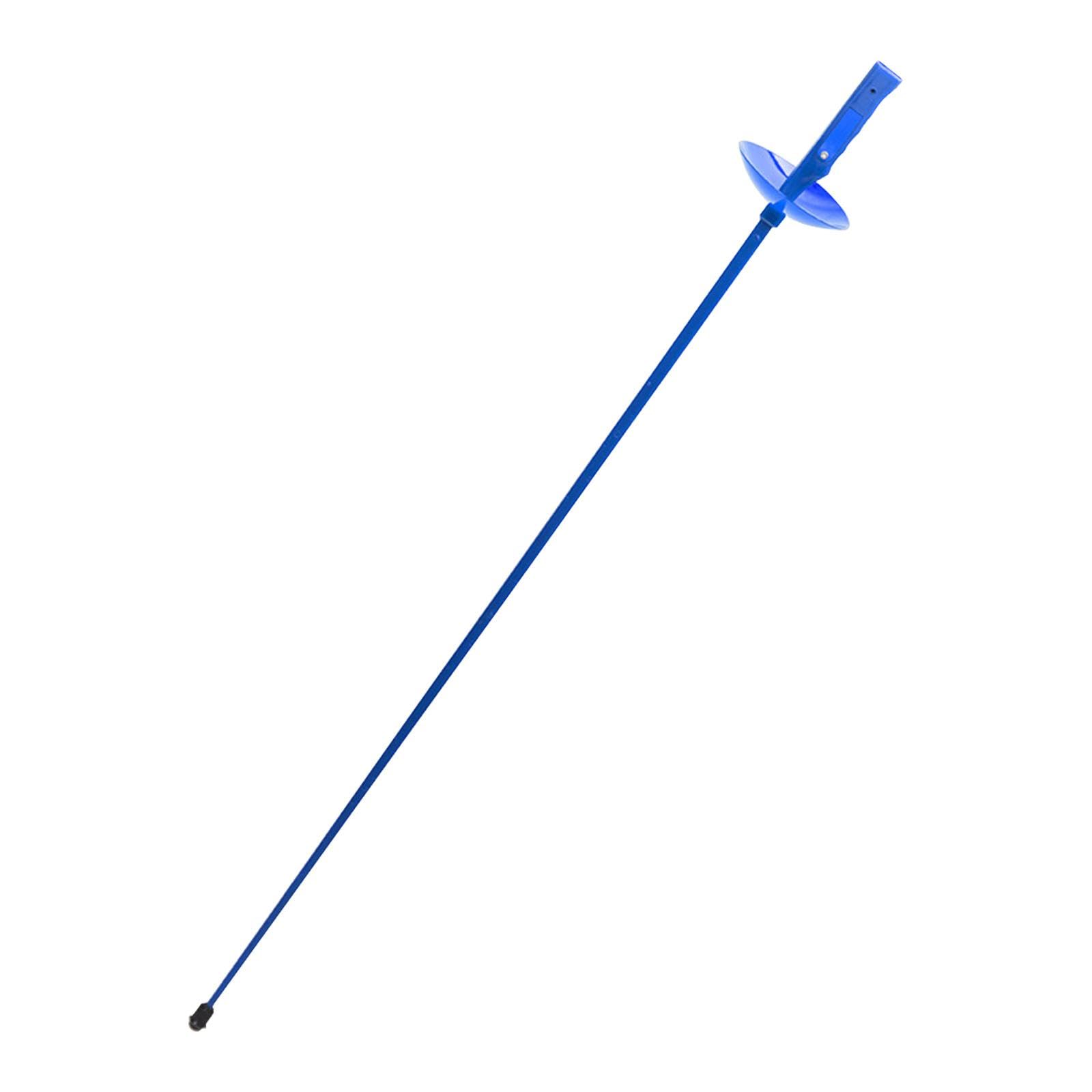 F Fityle Épée d'escrime pour Enfants, Accessoire de Cosplay à Prise Confortable, 39 Pouces, Jouet d'escrime léger et Portable, épée d'entraînement d'escrime, Feuille Bleue