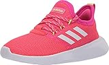 adidas Unisex-Child Lite Racer RBN Running Shoe, Shock red/FTWR White/Shock Pink, 4.5 M US Little Kid