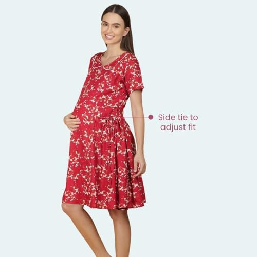 Image of Morph Maternity | Maternity Dresses for Women | Fits During Pregnancy & Post Pregnancy | Back Tie to Adjust