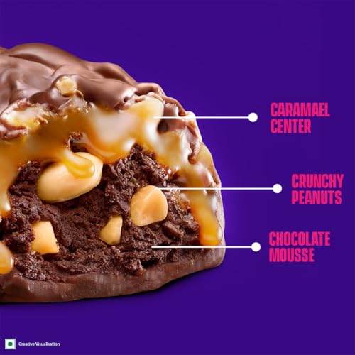 Cadbury Fuse Peanut & Caramel filled Chocolate Bar,43 Grams