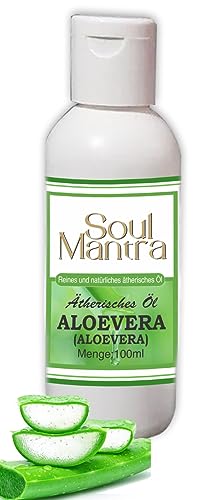 Kajal Soul Mantra 100% Aloe Vera Aceite para Cabello Cuerpo Cara Aloe Barbadensis Aloe Indica Aloe Barbados 100ml