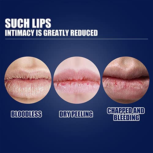 Homens Chapstick Orgânicos | Bálsamo labial hidratante masculino para lábios rachados,Bálsamo hidrat